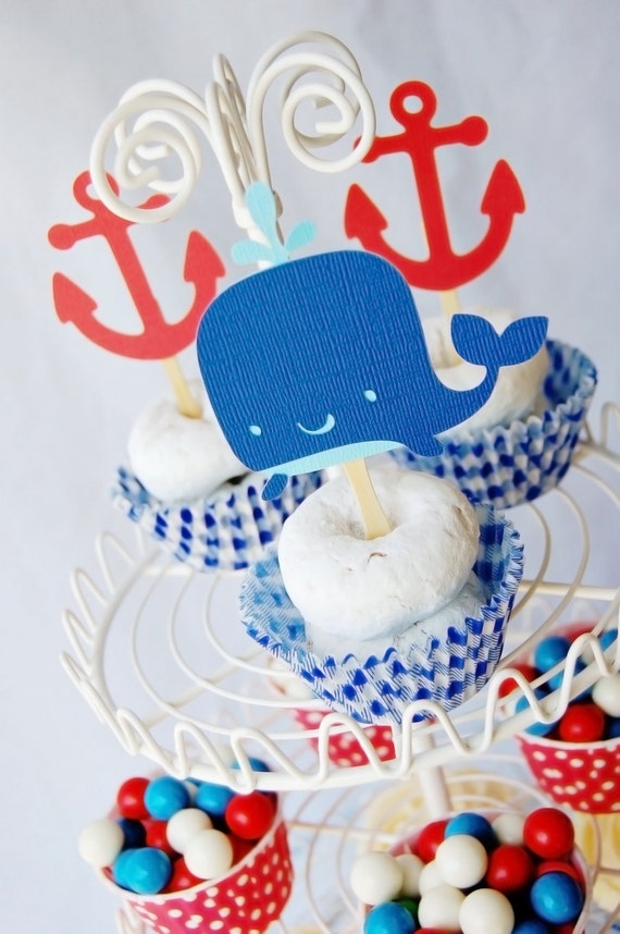 Ahoy, It's a Boy Cupcake Toppers Il_570xn