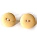 vanilla wafers - vintage button earrings