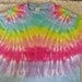 Tie dye Extra Large shirt Easter Pastel rainbow double-spiral
