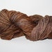 TTS Handdyed Thick and Thin Slub Yarn Fine Merino 5513 Russet