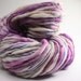 Thick and Thin Yarn Slub TTS Handspun Hand dyed Self Striping xxlr 24a