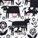Half Yard of Park and Moo, Monkey's Bizness, by Alexander Henry, 100% Cotton Fabric