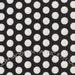 LAST PIECE Half Yard of Circa 1934 Davis Dots in Black and Cream, Cosmo Cricket for Moda Fabrics, 100% Cotton Fabric