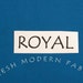One Yard Royal Kona Cotton Solid Fabric from Robert Kaufman