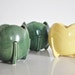 Nelson McCoy Ball Planter - Green Rose Bowl