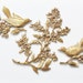 Mid-Century Gold Wall Hanging Set
