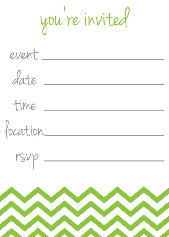 items-similar-to-chevron-stripe-you-re-invited-invitations-on-etsy