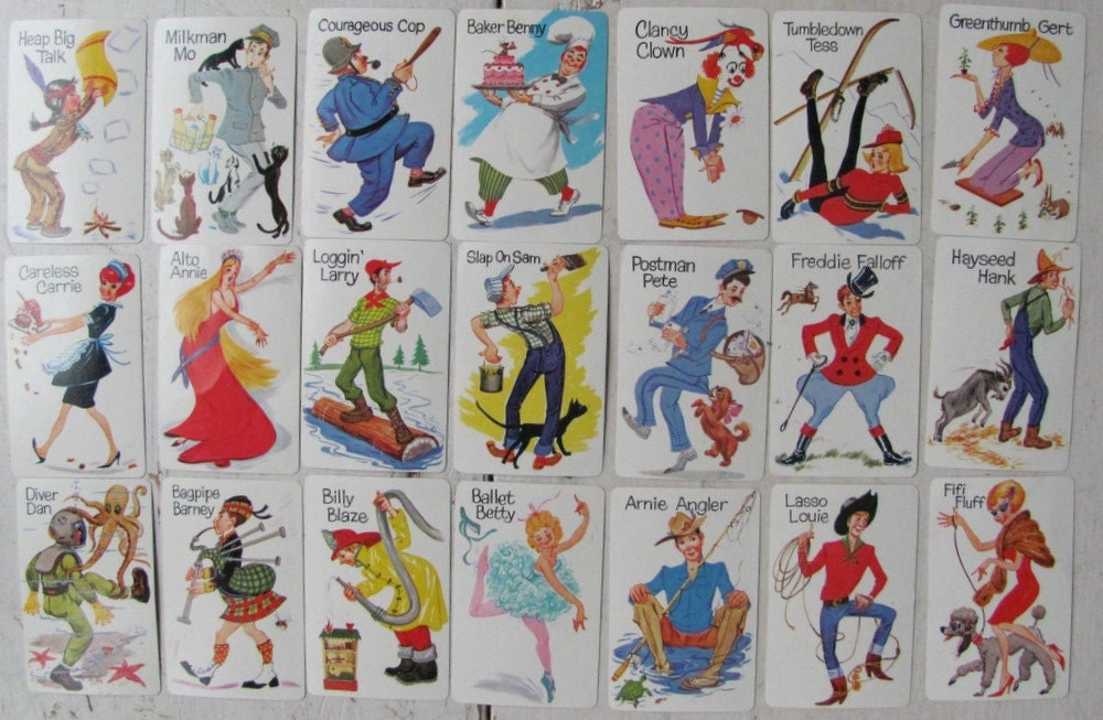 antique old maid cards