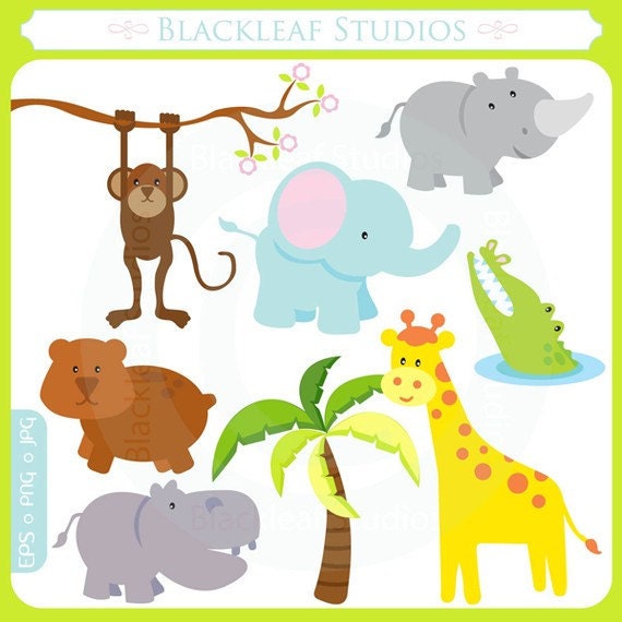 whimsical jungle clip art download - photo #23