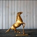 Brass Horse on Base // Solid Brass