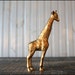 v i n t a g e brass giraffe