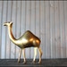 Large Brass Camel // Solid Brass Paperweight