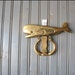 Brass Whale Door Knocker // Solid Brass