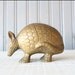 Brass Armadillo // Solid Brass