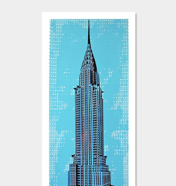 Chrysler building art print #4