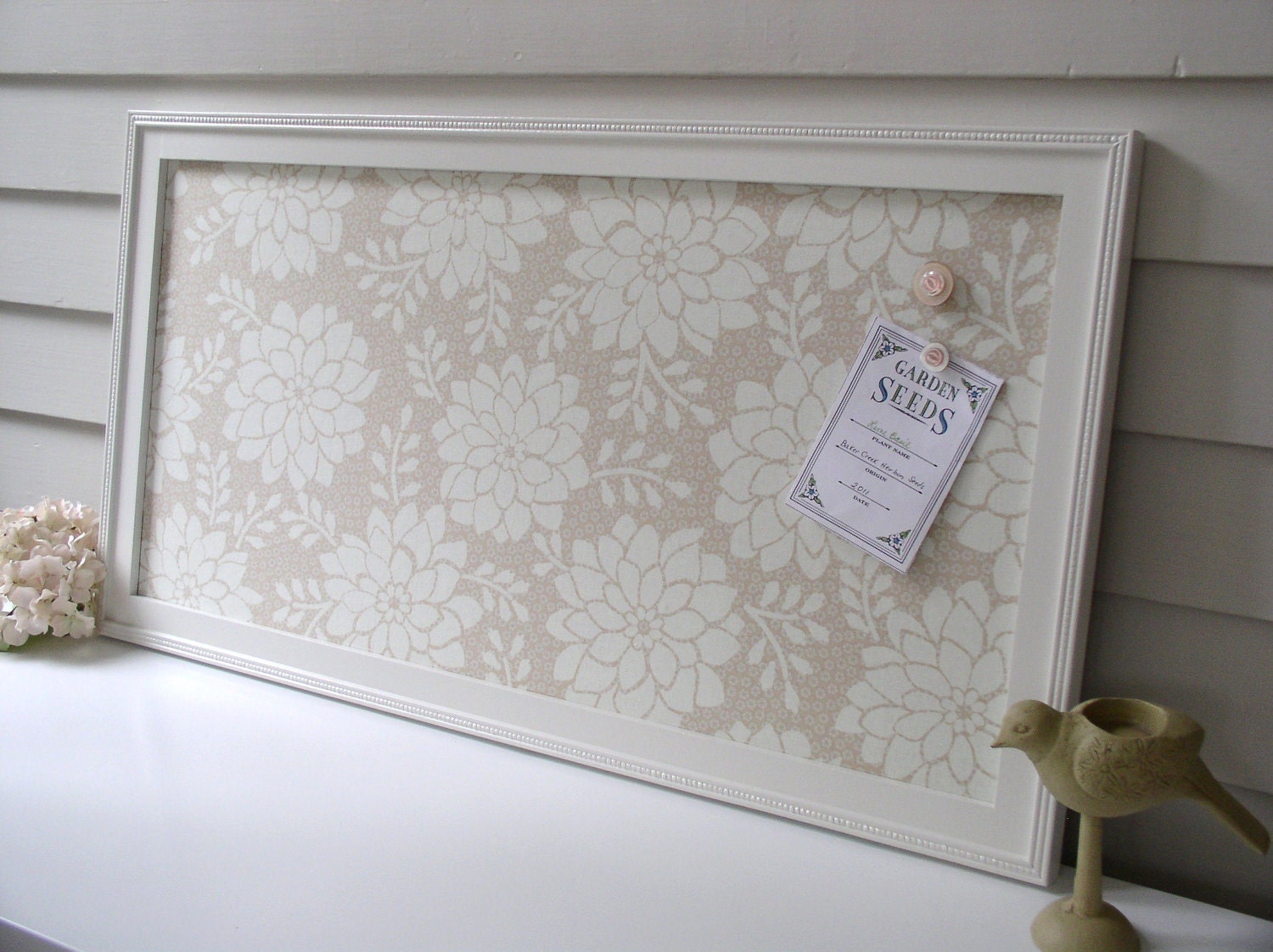 Decorative Board Framed Bulletin Board with