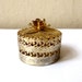 Vintage Small Gold Box / Rose Home Decor