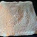 Vintage Crocheted Pillow Cover Ecru A288