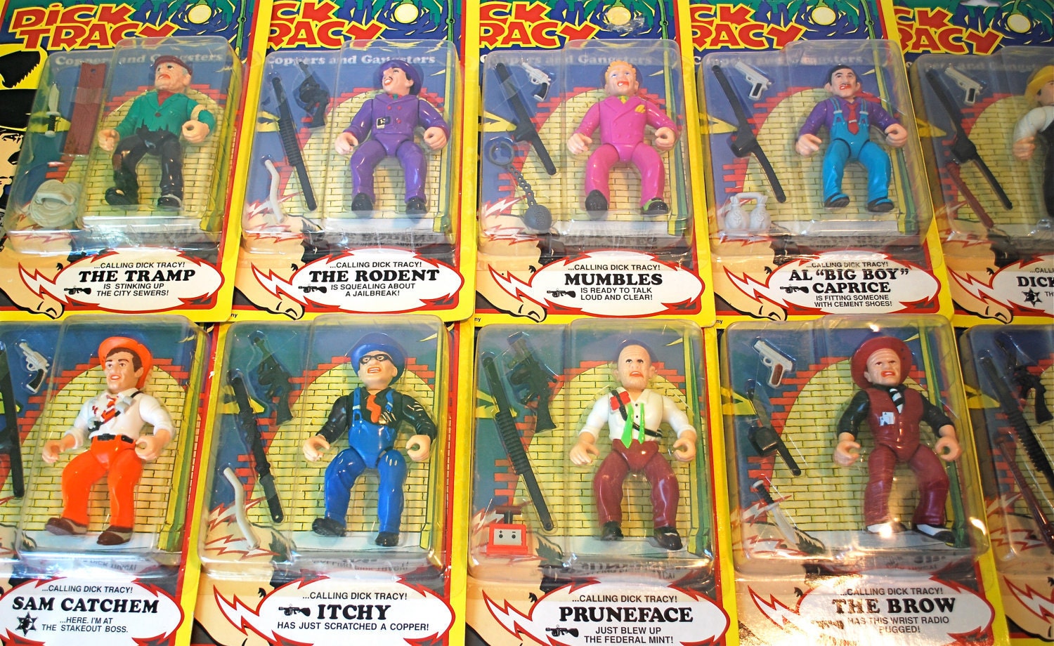 mario set figure action Dick Total of Figure Tracy 10 MOC Action Collection