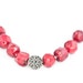 Red Coral Beaded Necklace / Natural Coral Elegant Chunky Deep Red Necklace for Her