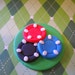 Casino Cupcake Toppers - Edible Fondant Toppers - Set of 12