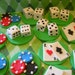 Casino Cupcake Toppers - Edible Fondant Toppers - Set of 12