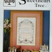 The Sweetheart Tree JACOBEAN FLORAL SAMPLER - Counted Cross Stitch Pattern Chart - By Sandra Cox Vanosdall