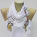 Spring Scarf,woman scarf,woman fashion, / bandana /turban, mini flower designed/