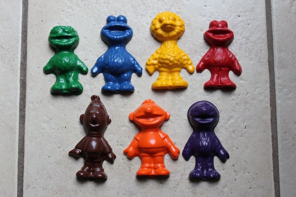 Sesame Street Crayons Set of 7