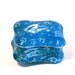 Porcelain Trinket Treasure Box from Japan with Scene on lid Blue