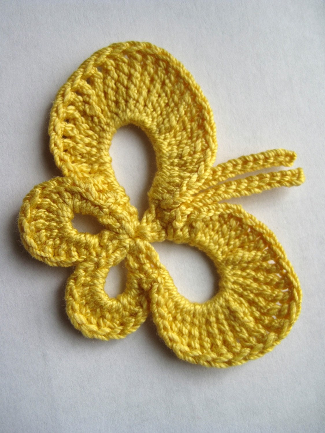 Crochet Butterfly Applique