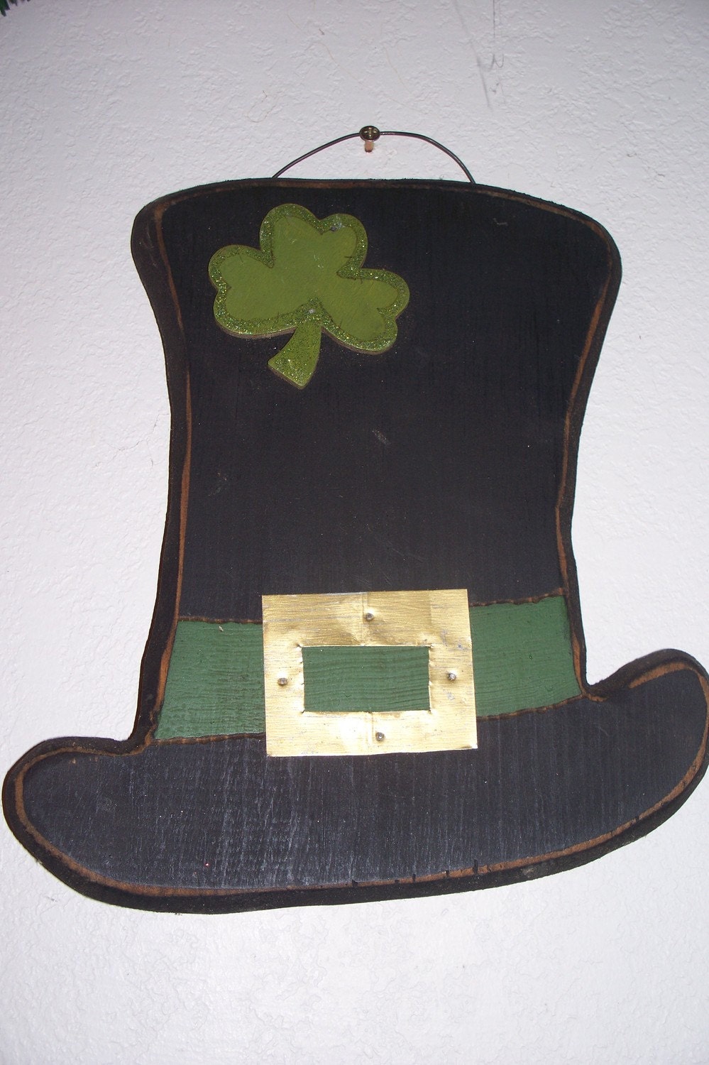 Leprechaun Hat Door Decor by CreatedintheCountry on Etsy