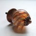 Pink Swirls Lampwork Glass cabinet Knob