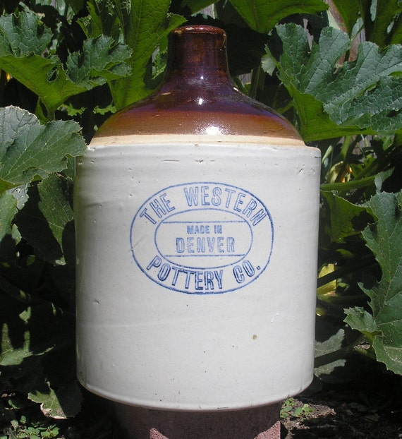 Reserved for Colin Vintage Whisky Jug The Western Pottery Co