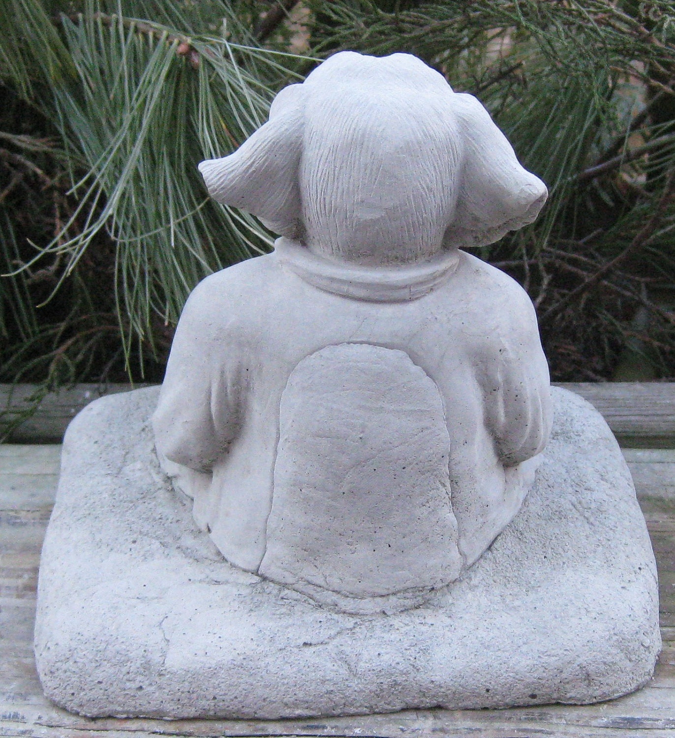 Concrete BUDDHA DOG Statue