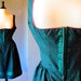60s dress / rockabilly dress / Dirndl dress / Green 60s dress / made in Austria / forest green