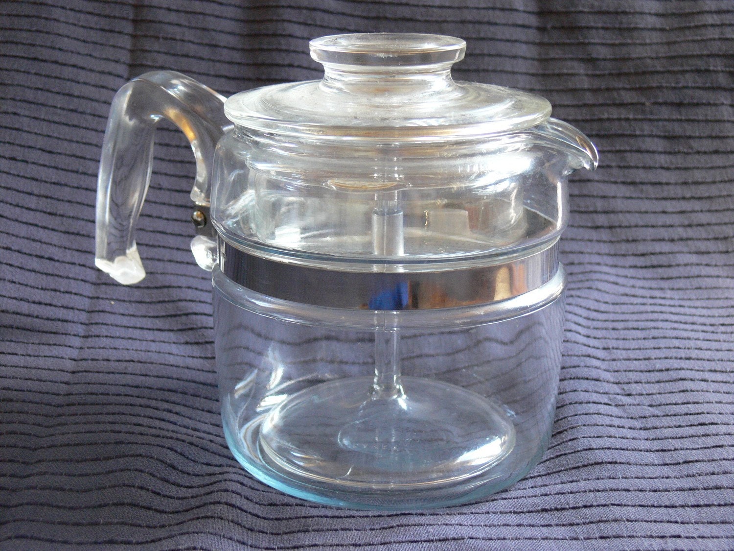 Vintage Corning Pyrex Rare 4 cup coffee percolator by InvisibleMan