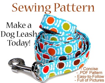 Custom Dog Leash, Dog Leash, Instant Download, Instructional Guide Teaching You How to Make Dog Leashes, Dog Sewing Pattern