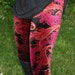 Ladies Limited Edition Paisley Velvet Leggings - pick your size