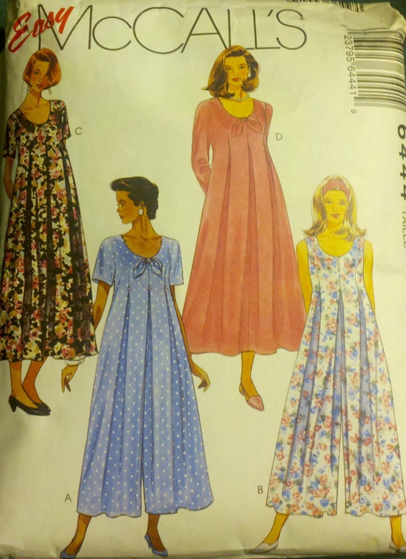 Sewing Pattern Womens Maternity Dress & Jumpsuit Size 6-8-10