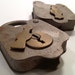 Vintage Padlocks: Industrial Manly Pair for Dad