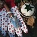 Handmade Tomato Pincushion Vintage Funnel Garden Gloves Shovel and Berry Basket Collection-TREASURY ITEM