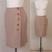 Vintage 1980's ann taylor wool skirt in camel