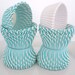 CupCake Liners, 80 Count.....TURQUOISE / AQUA Stripe CupCake Liners...40 Ct....with 40 "FREE" Solid White Liners, Standard Size