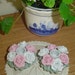 Candle Holders - Pink & White Roses - Charming