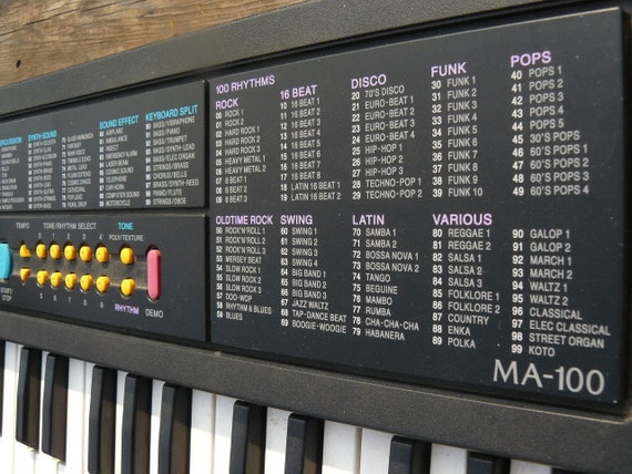 casio ma 100 keyboard