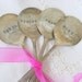Vintage Hammered Spoon Herb Garden Marker
