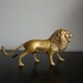 Vintage Brass Lion Animal