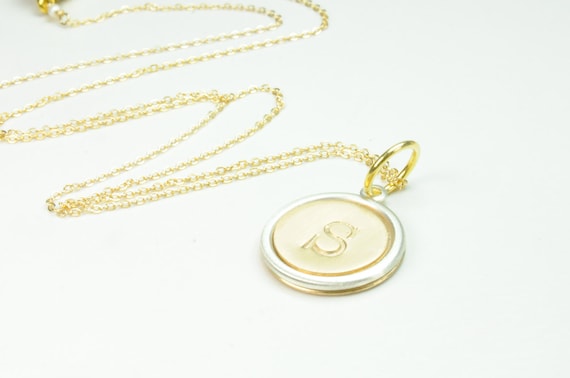 Personalized initial necklace