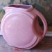 Early Vintage Pink Ceramic Art Deco Pitcher